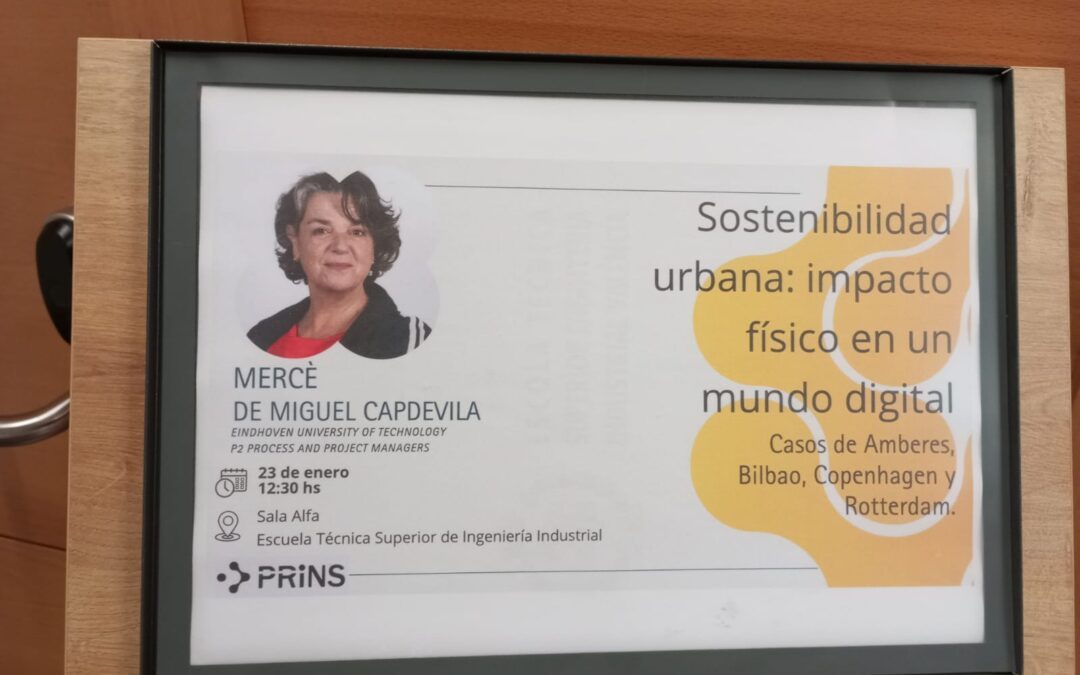 JORNADA “SOSTENIBILIDAD URBANA: IMPACTO FÍSICO EN UN MUNDO DIGITAL”